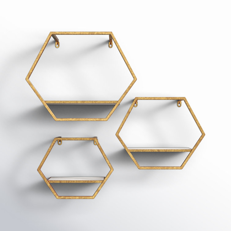 Fashion Gold Wall Shelf